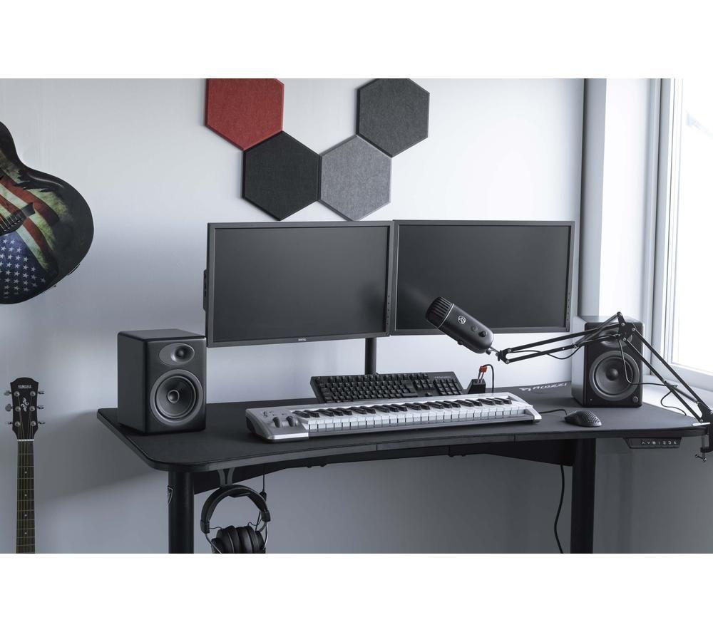 AROZZI Arena Moto Gaming Desk - Black image number 7 of 9