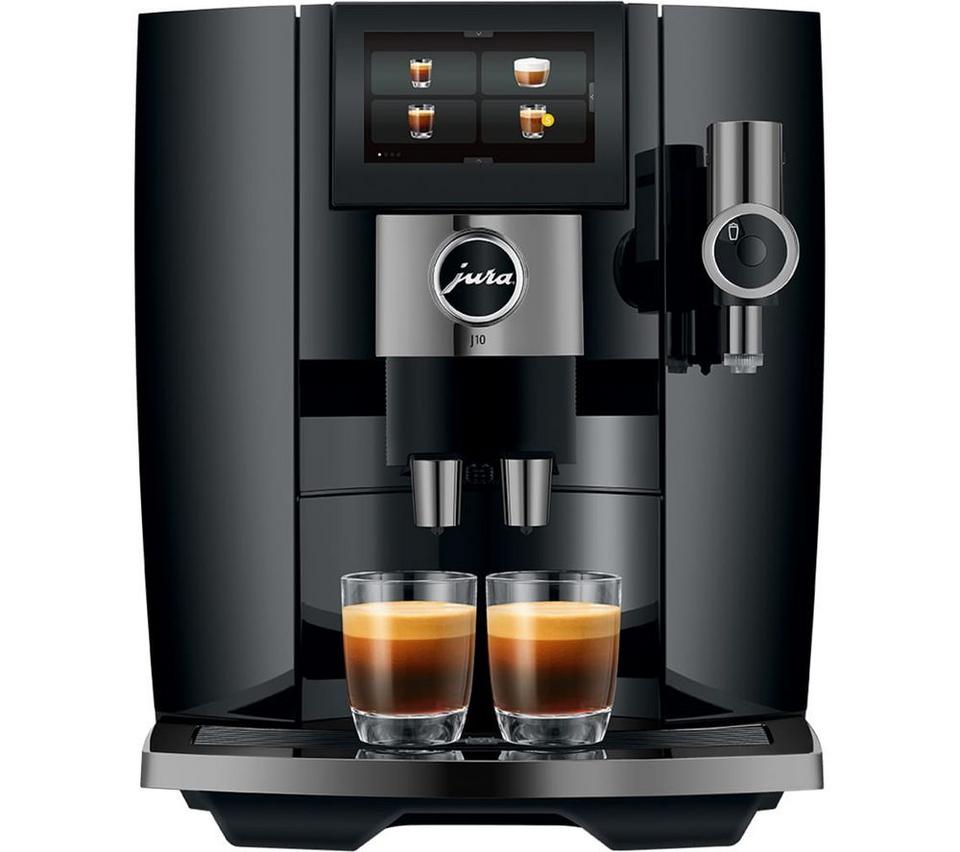 JURA J10 Smart Bean to Cup Coffee Machine - Piano Black