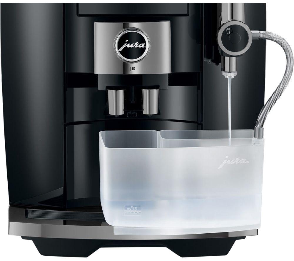 JURA J10 Smart Bean to Cup Coffee Machine - Piano Black image number 6 of 9