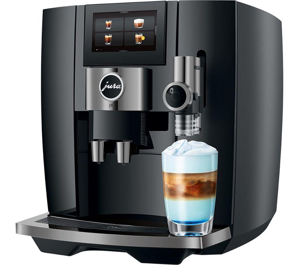 JURA J10 Smart Bean to Cup Coffee Machine - Piano Black image number 9 of 9