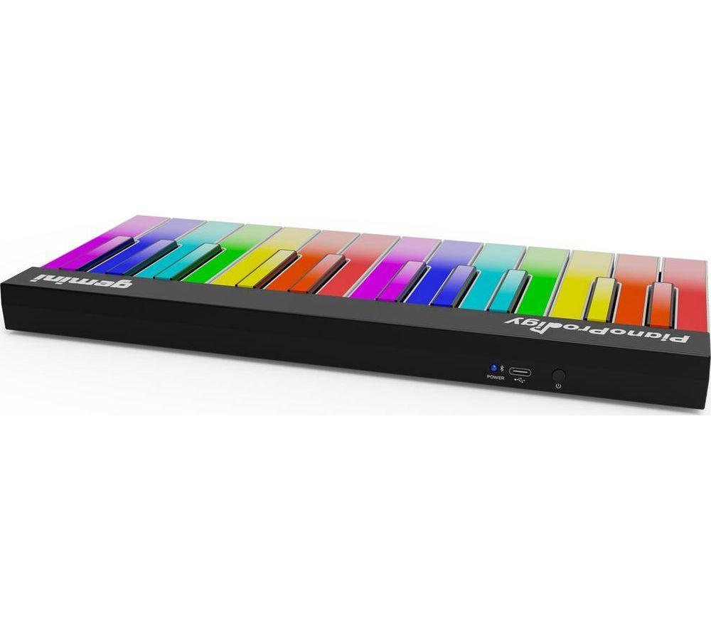 GEMINI PianoProdigy GPP101 Portable MIDI Controller Keyboard - Black image number 3 of 5