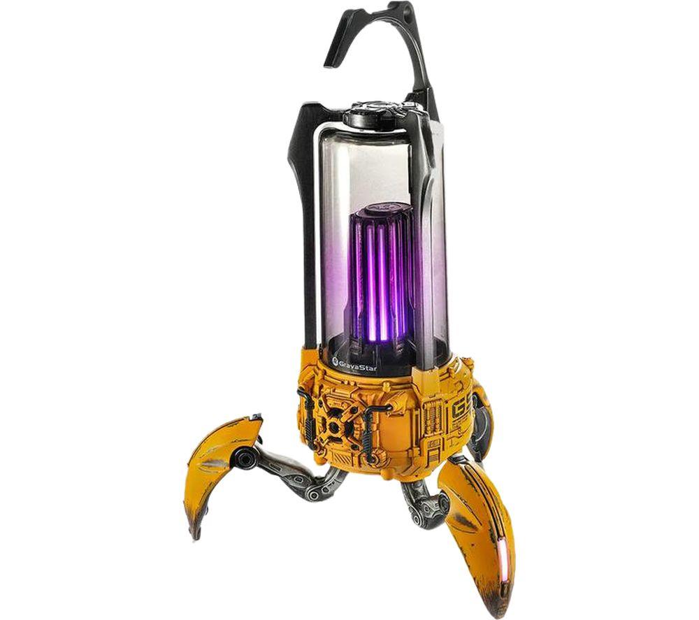 GRAVASTAR Supernova Portable Bluetooth Speaker - War Damaged Yellow image number 2 of 7
