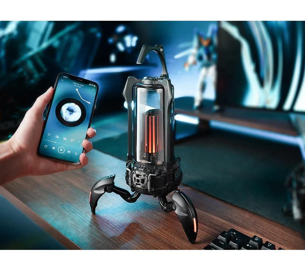 GRAVASTAR Supernova Portable Bluetooth Speaker - Matte Black image number 4 of 7