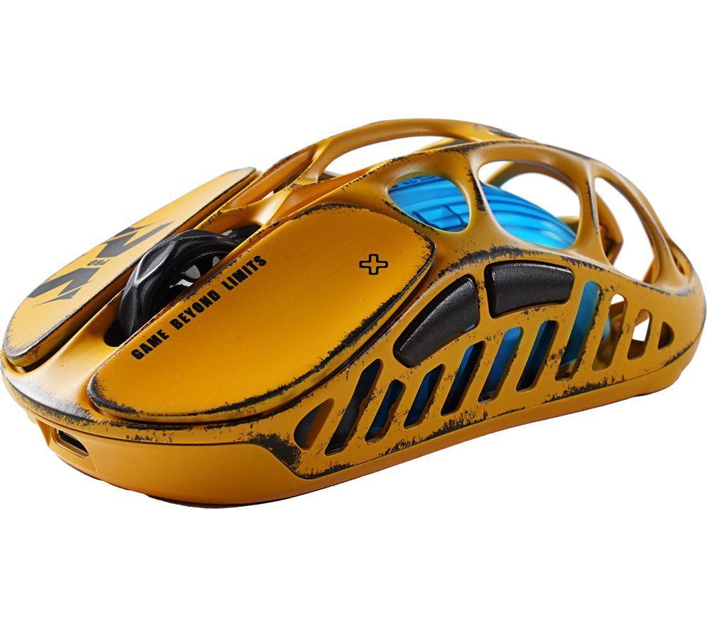 Gravastar Mercury X Pro Rgb Optical Gaming Mouse - Yellow, Yellow