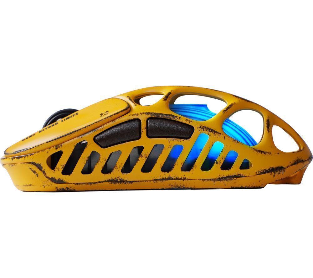 GRAVASTAR Mercury X Pro RGB Optical Gaming Mouse - Yellow image number 2 of 6