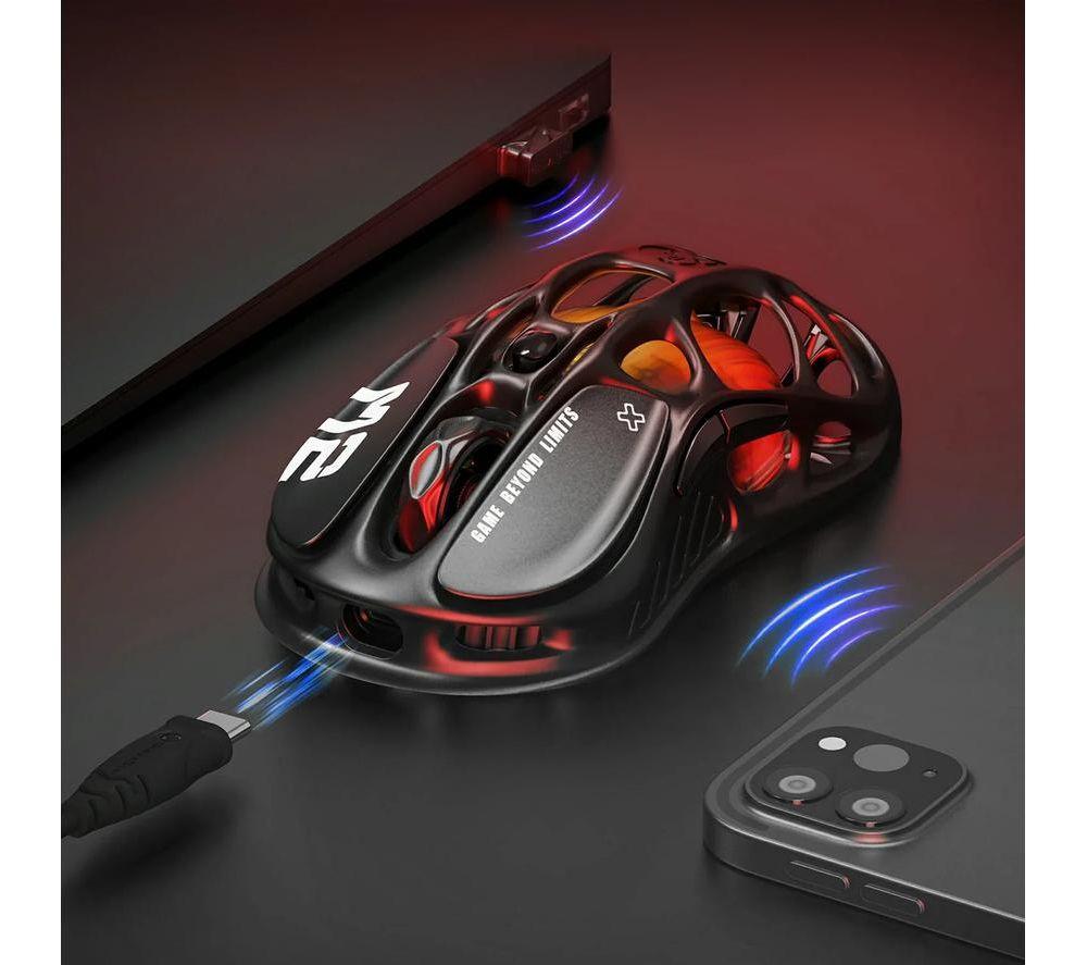 GRAVASTAR Mercury M2 Pro RGB Optical Gaming Mouse - Stealth Black image number 8 of 15