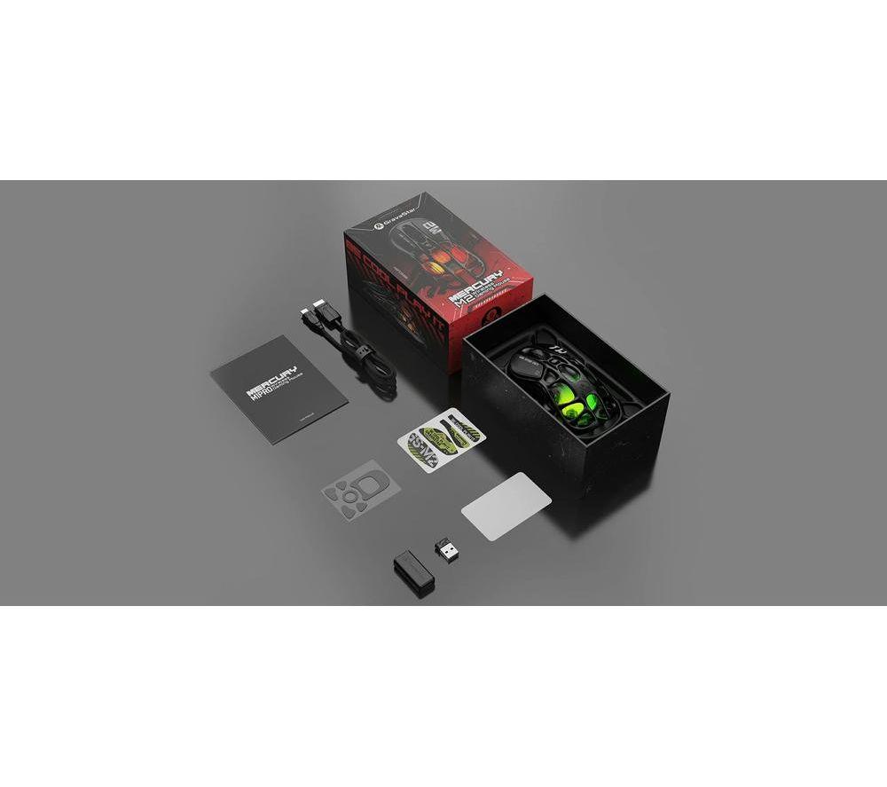GRAVASTAR Mercury M2 Pro RGB Optical Gaming Mouse - Stealth Black image number 14 of 15