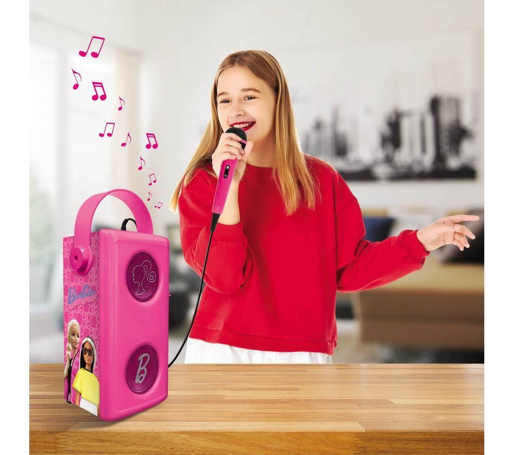 LEXIBOOK BTP185BBZ Portable Bluetooth Speaker - Barbie image number 5 of 7