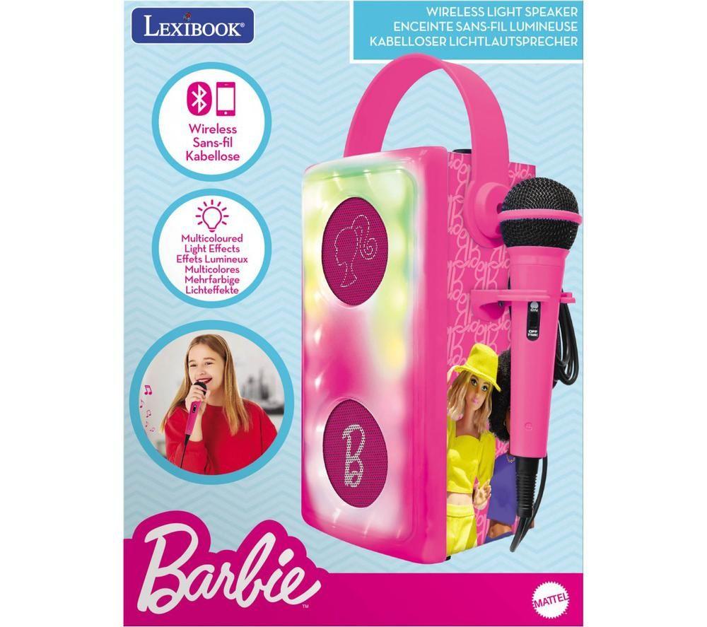 LEXIBOOK BTP185BBZ Portable Bluetooth Speaker - Barbie image number 6 of 7