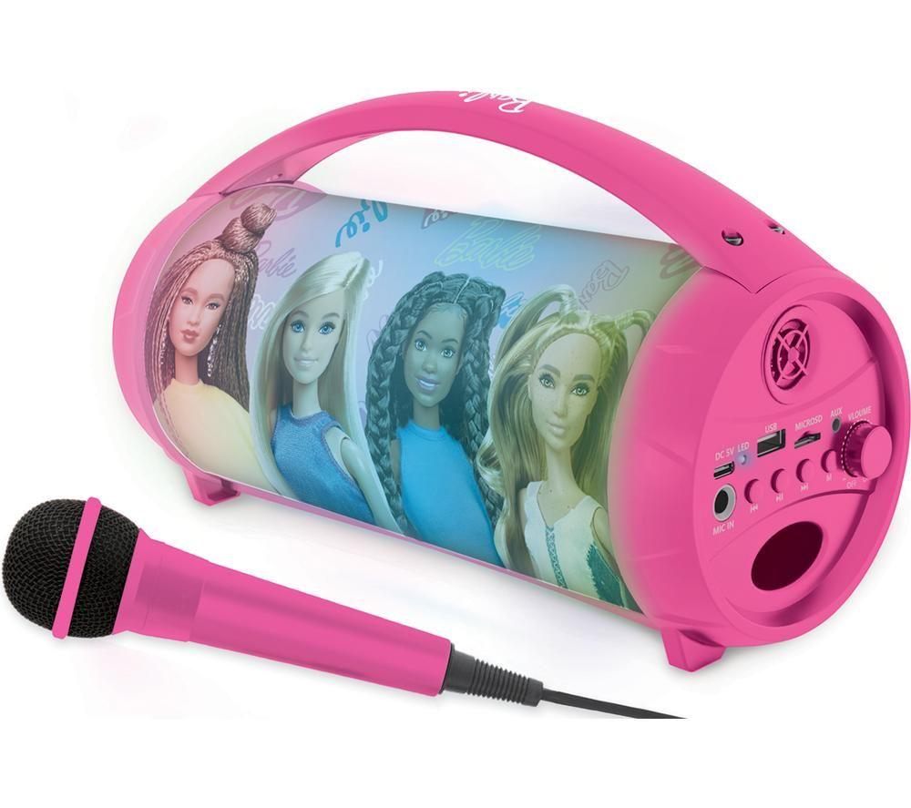 LEXIBOOK BTP585BBZ Portable Bluetooth Speaker - Barbie image number 2 of 3
