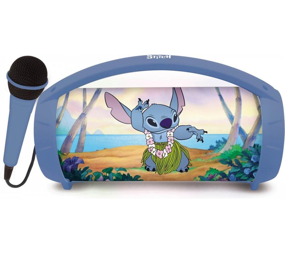Lexibook Btp585dz Portable Bluetooth Speaker - Disney Stitch, Blue