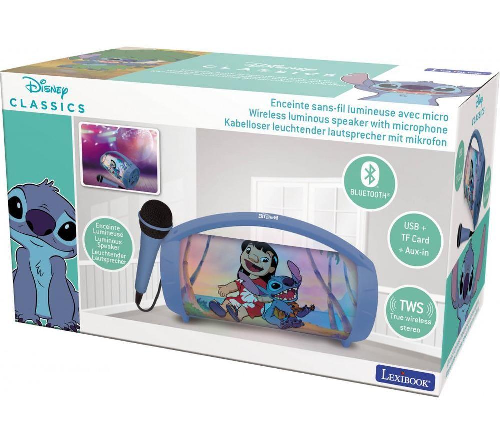 LEXIBOOK BTP585DZ Portable Bluetooth Speaker - Disney Stitch image number 4 of 4
