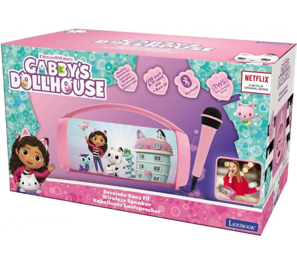 LEXIBOOK BTP585GDHZ Portable Bluetooth Speaker - Gabby's Dollhouse image number 3 of 5