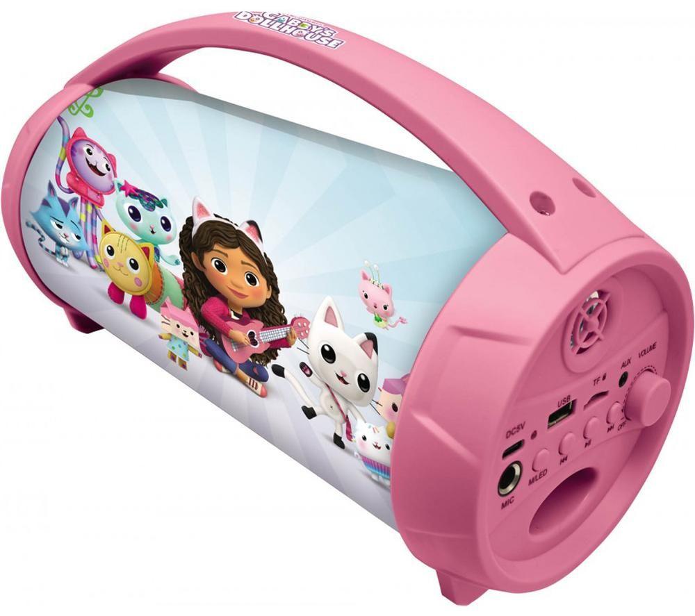 LEXIBOOK BTP585GDHZ Portable Bluetooth Speaker - Gabby's Dollhouse image number 4 of 5