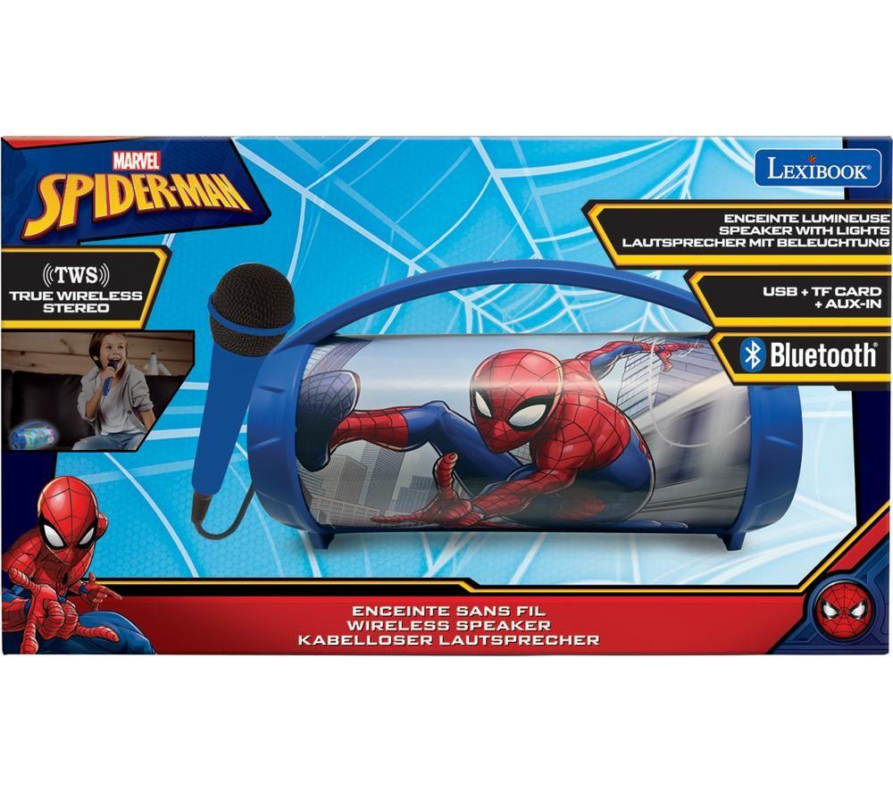 LEXIBOOK BTP585SPZ Portable Bluetooth Speaker - Spider Man image number 4 of 4