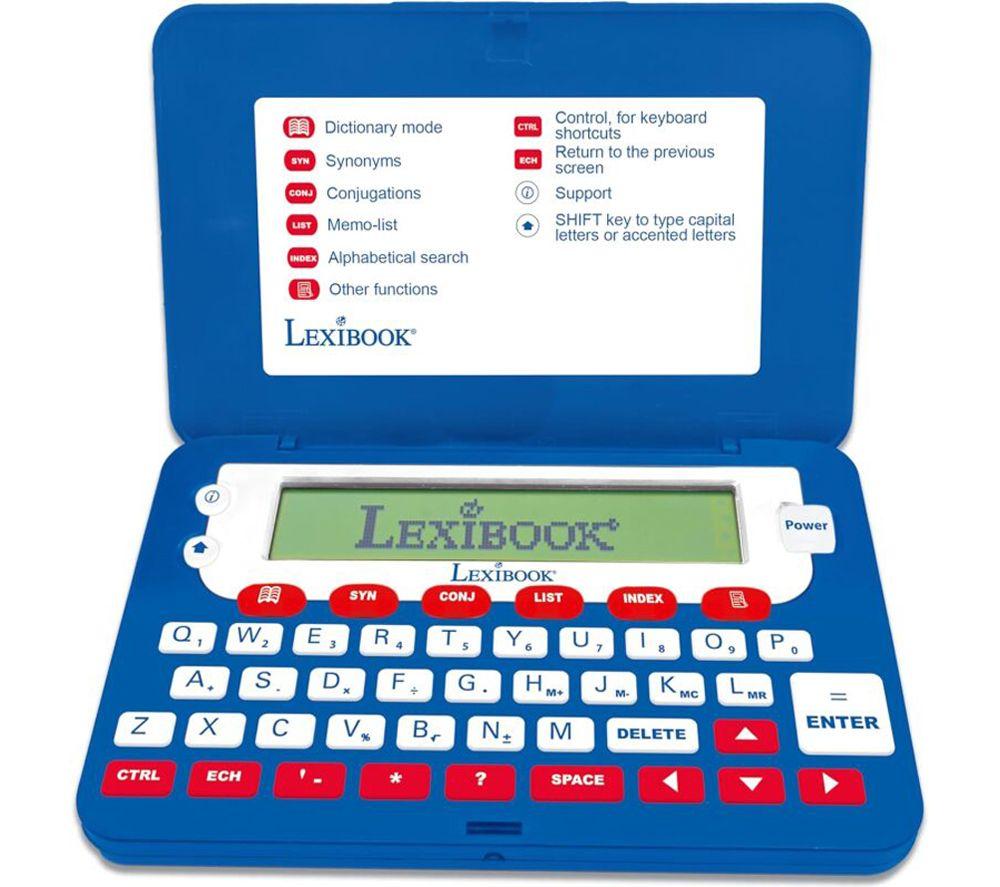 Lexibook D660en English Dictionary With Thesaurus, Blue