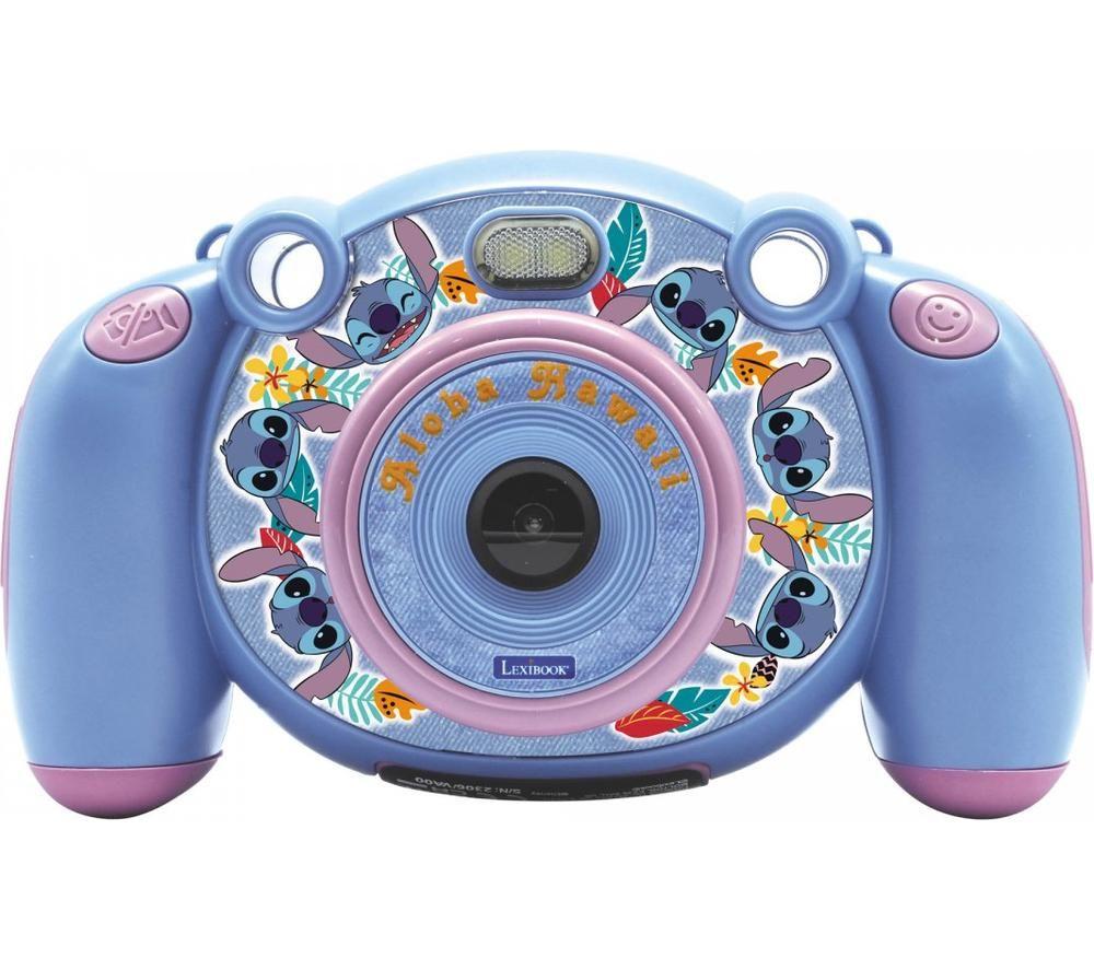 Lexibook Starcam Disney Stitch Compact Camera - Blue, Blue,Pink