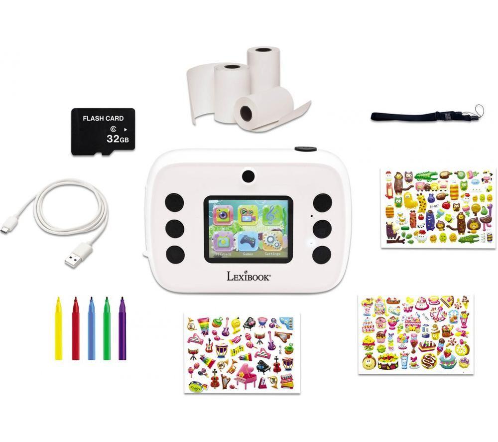 LEXIBOOK StarCAM Print Instant Camera - White image number 5 of 6