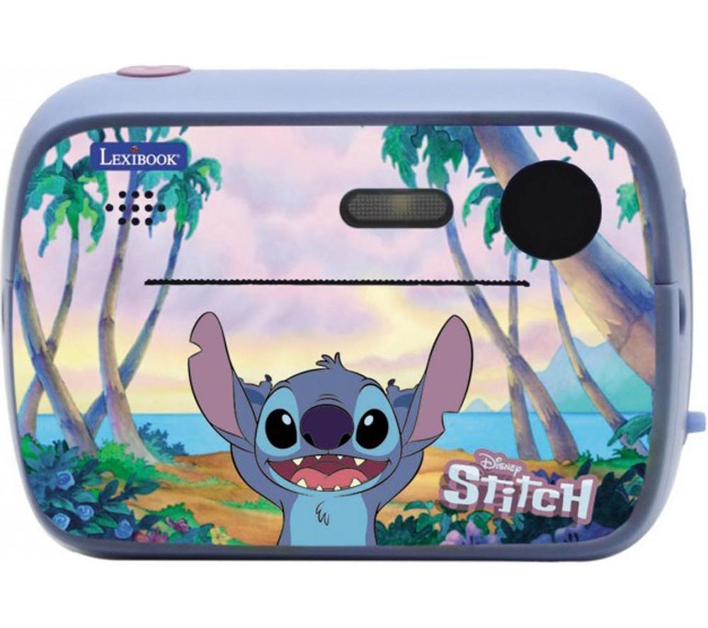 Lexibook Starcam Instant Camera - Disney Stitch, Blue,Pink