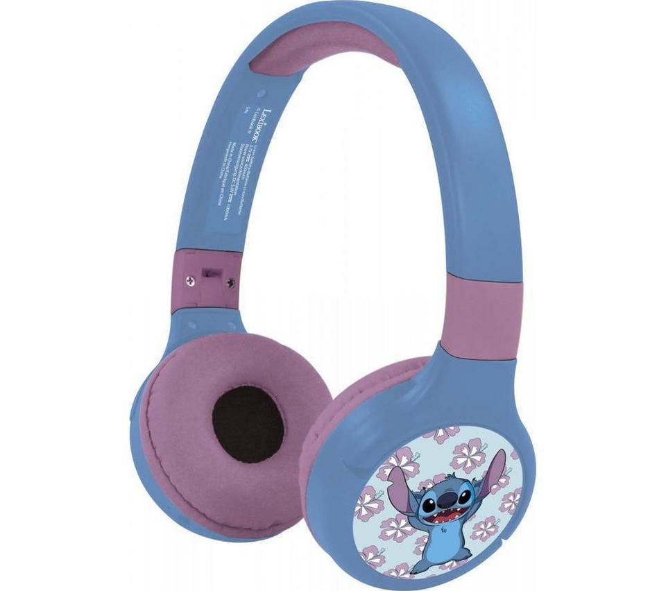 LEXIBOOK HPBT010D Wireless Bluetooth Kids Headphones - Disney Stitch