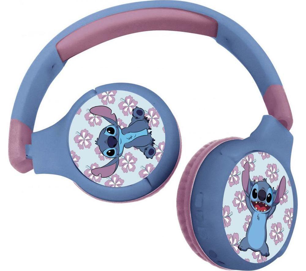 LEXIBOOK HPBT010D Wireless Bluetooth Kids Headphones - Disney Stitch image number 2 of 6