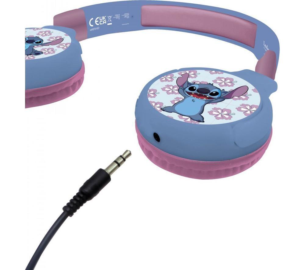 LEXIBOOK HPBT010D Wireless Bluetooth Kids Headphones - Disney Stitch image number 3 of 6