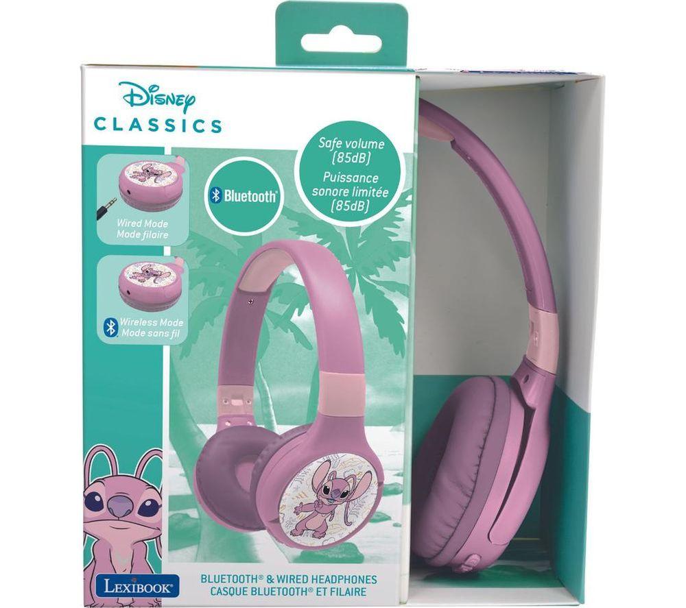 LEXIBOOK HPBT010D1 Wireless Bluetooth Kids Headphones - Disney Stitch image number 2 of 5