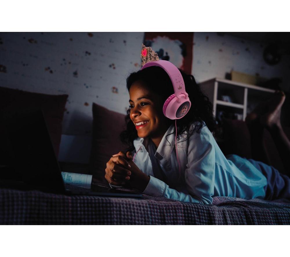 LEXIBOOK HPBT015DP Wireless Bluetooth Kids Headphones - Disney Princess image number 2 of 4