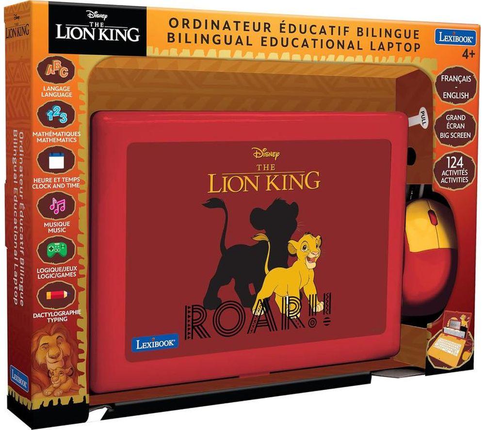 LEXIBOOK Bilingual French & English Educational Laptop - The Lion King image number 7 of 7