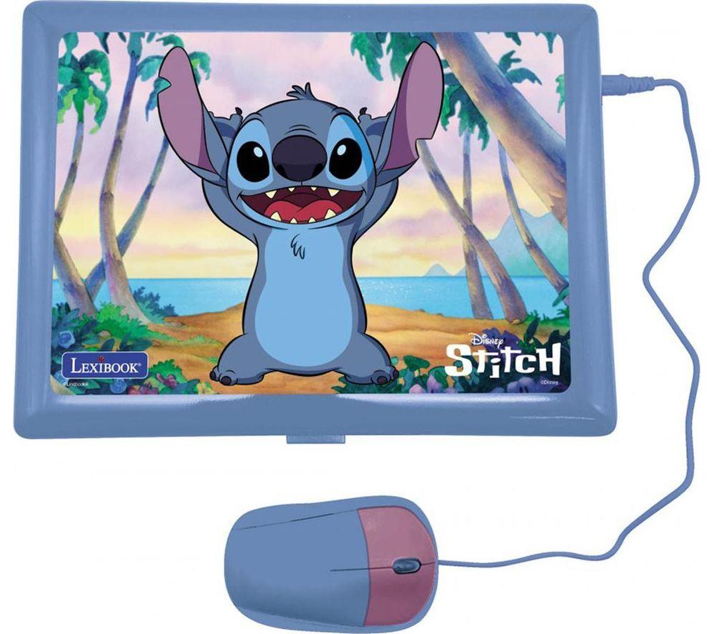 LEXIBOOK Bilingual Spanish & English Educational Laptop - Disney Stitch image number 2 of 5
