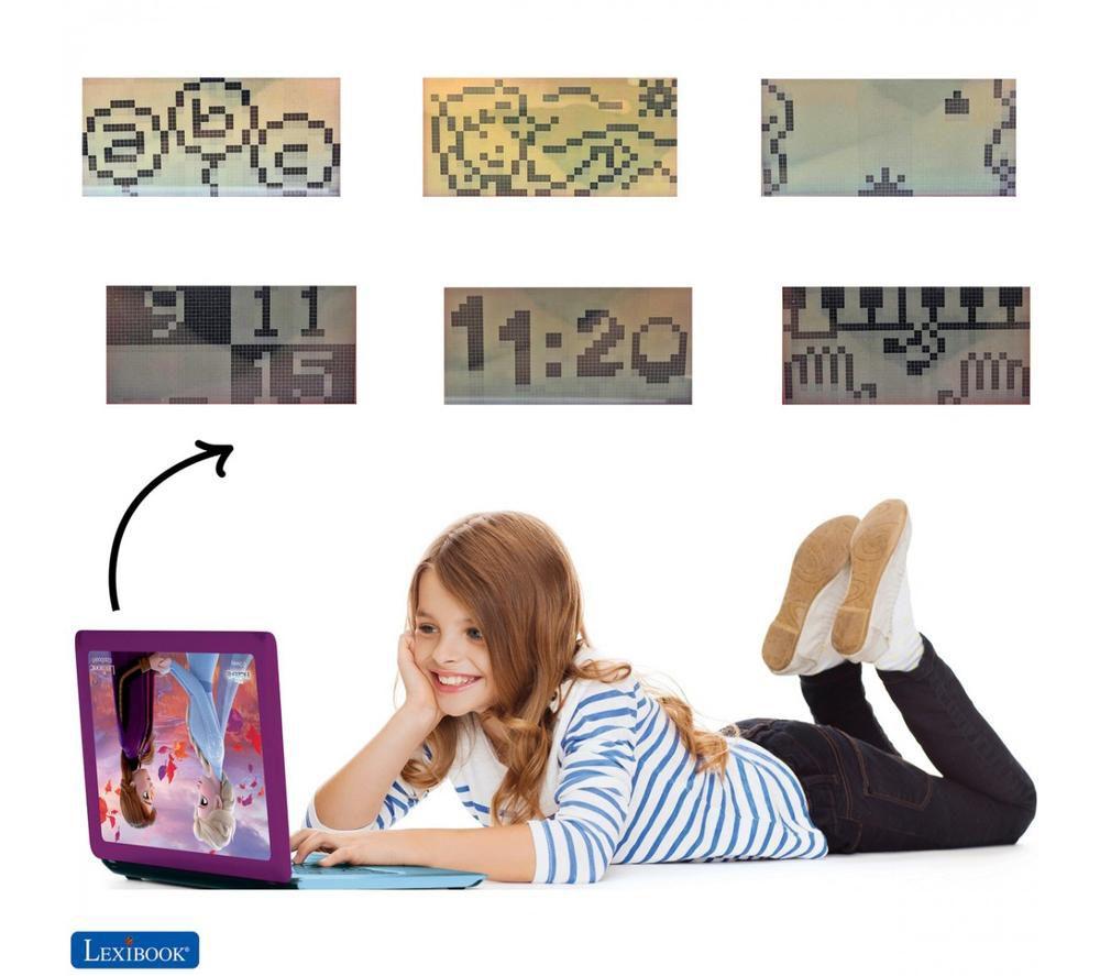 LEXIBOOK Bilingual Spanish & English Educational Laptop - Disney Frozen II image number 3 of 4