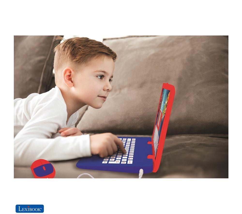 LEXIBOOK Bilingual Spanish & English Educational Laptop - Spider-Man image number 3 of 4