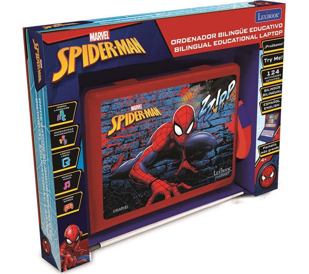 LEXIBOOK Bilingual Spanish & English Educational Laptop - Spider-Man image number 4 of 4