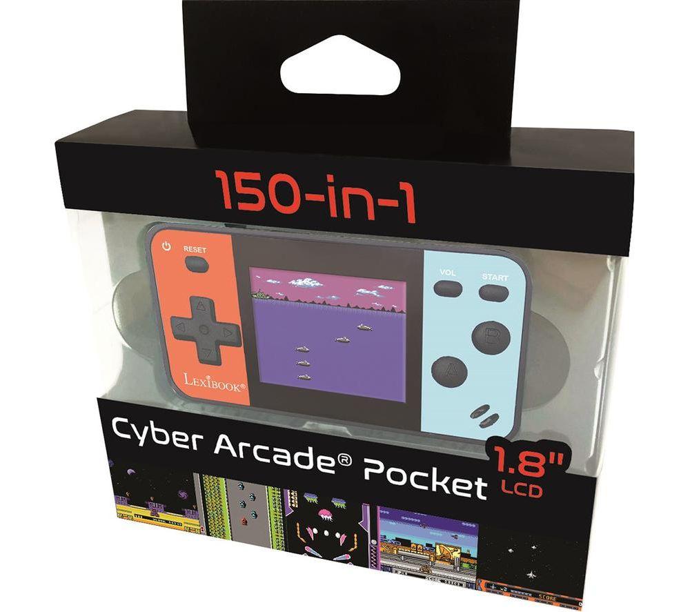 LEXIBOOK Cyber Arcade Pocket Handheld Gaming Console - 150-in-1 image number 3 of 4