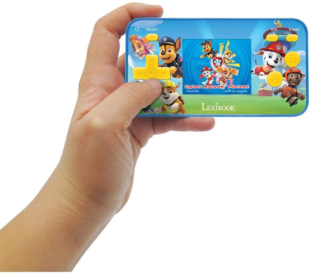 LEXIBOOK Cyber Arcade Handheld Gaming Console - Paw Patrol image number 2 of 3