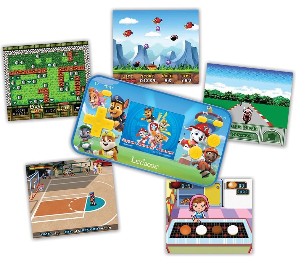 LEXIBOOK Cyber Arcade Handheld Gaming Console - Paw Patrol image number 3 of 3