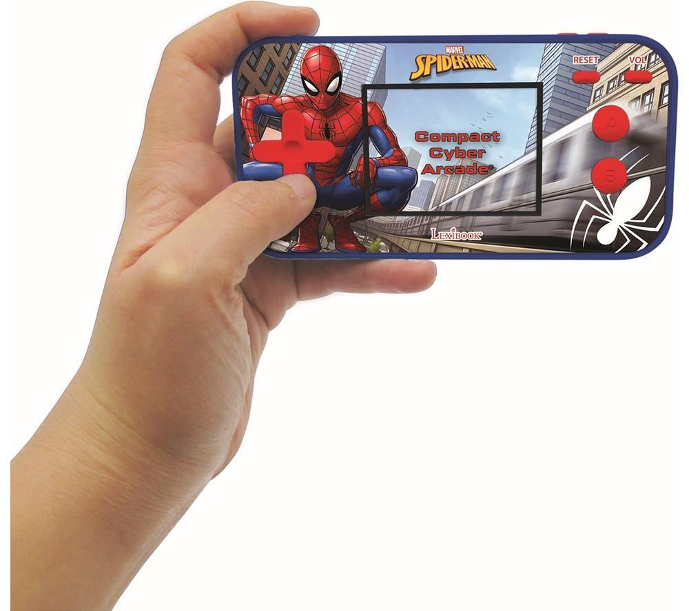 LEXIBOOK Compact Cyber Arcade Handheld Gaming Console - Spider-Man image number 2 of 3