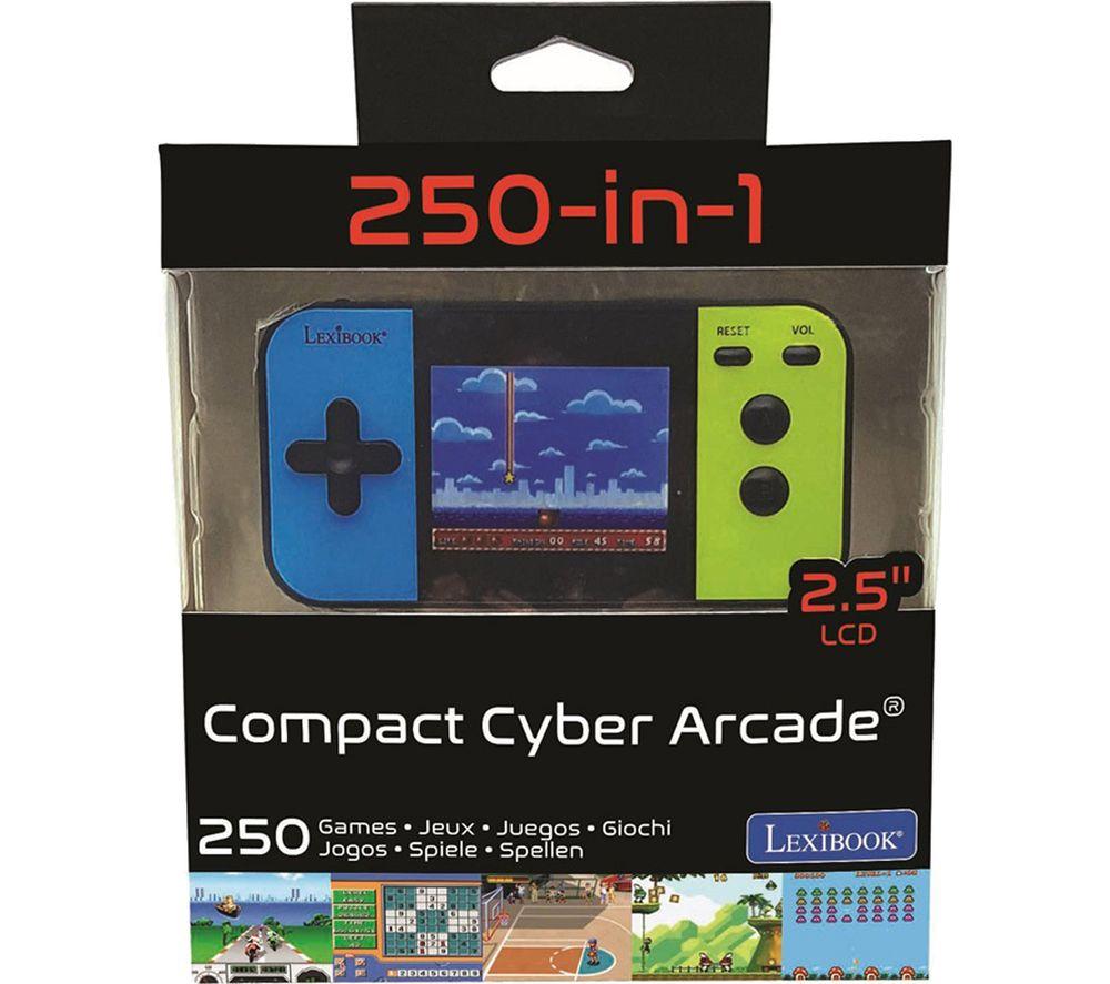LEXIBOOK Compact Cyber Arcade Handheld Gaming Console - 250-in-1 image number 2 of 4