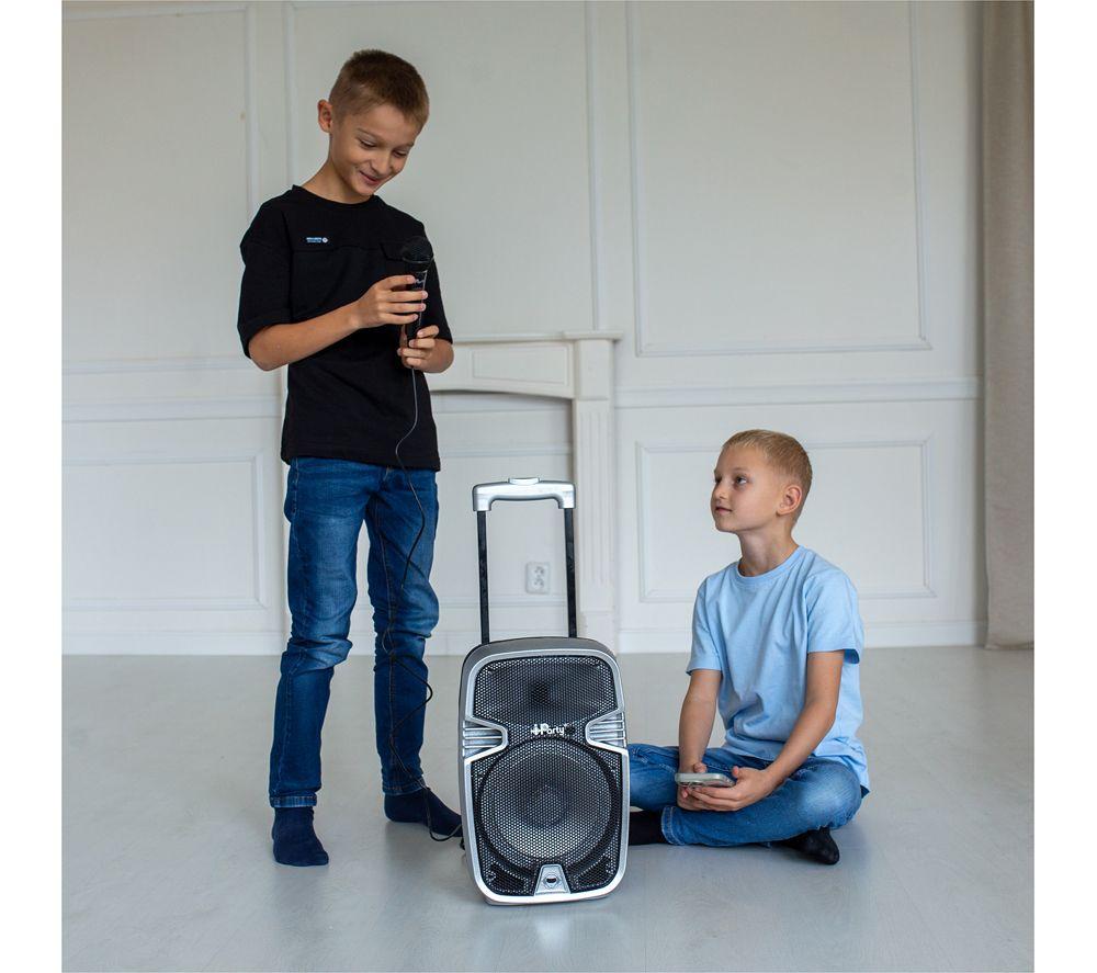 LEXIBOOK iParty K8250 Portable Bluetooth Speaker - Silver & Black image number 5 of 6