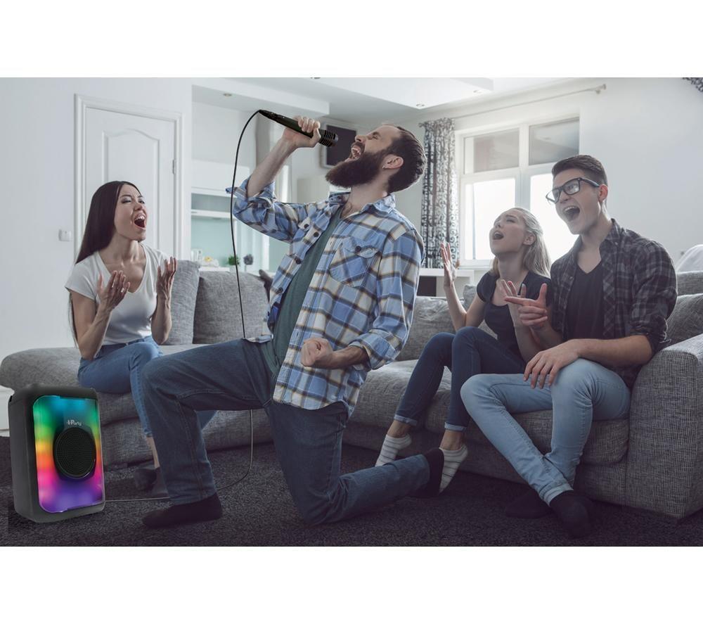 LEXIBOOK iParty K8320 Portable Bluetooth Speaker - Black image number 2 of 3