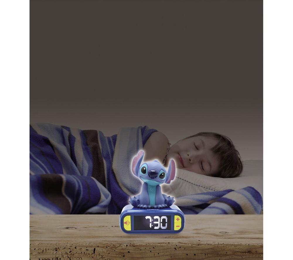 LEXIBOOK RL800D Nightlight Alarm Clock - Disney Stitch image number 4 of 6