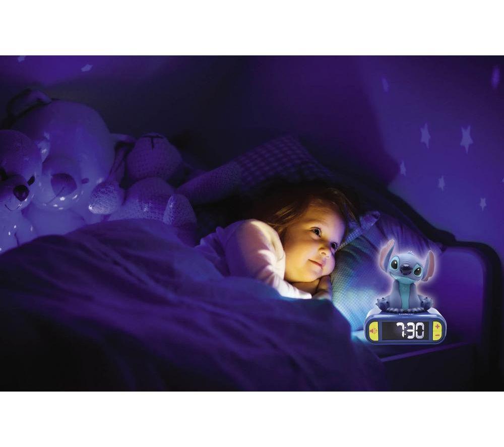 LEXIBOOK RL800D Nightlight Alarm Clock - Disney Stitch image number 5 of 6