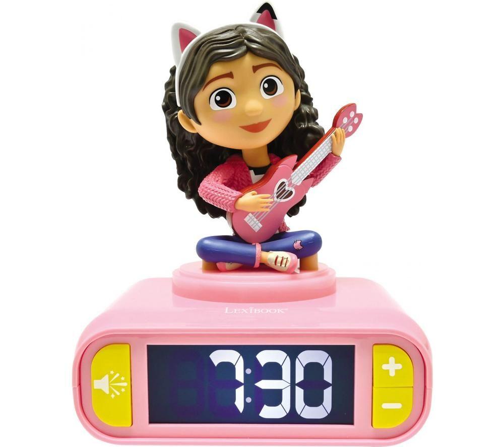 Lexibook Rl800gdh Nightlight Alarm Clock - Gabby's Dollhouse, Patterned,Pink
