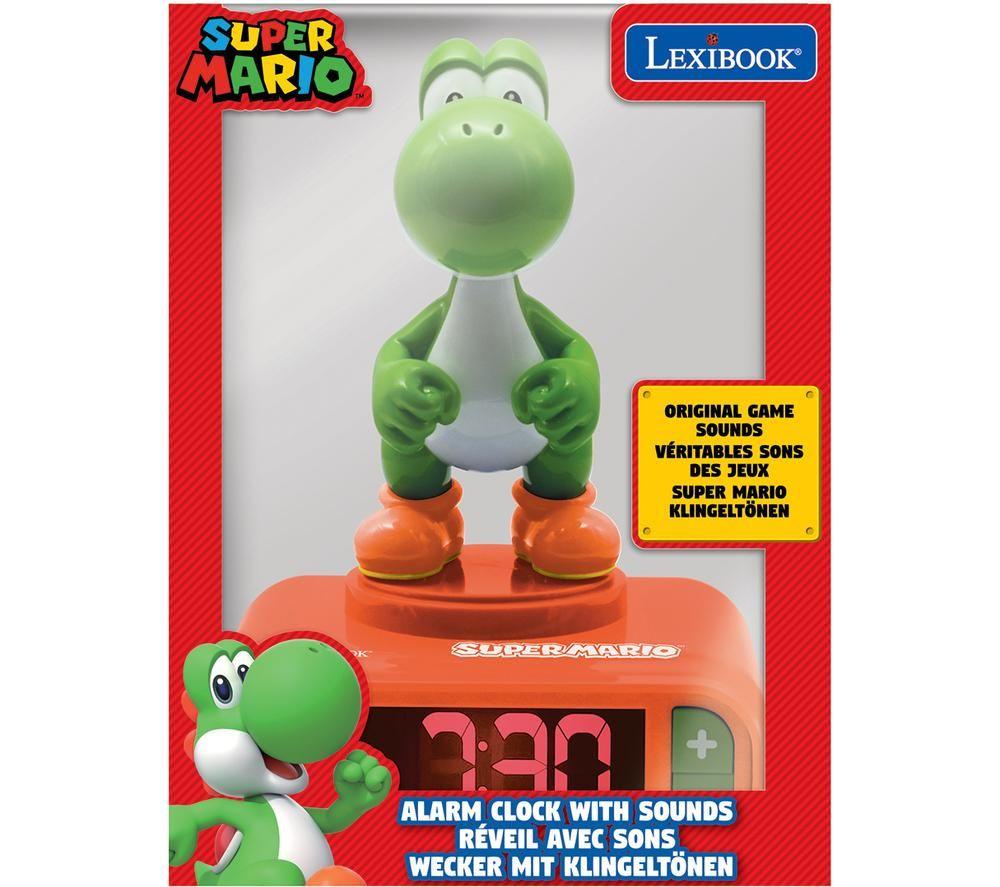LEXIBOOK Nightlight Alarm Clock - Super Mario Yoshi image number 2 of 3
