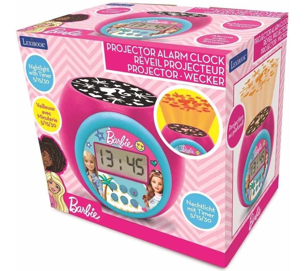 LEXIBOOK Projector Alarm Clock - Barbie image number 2 of 3