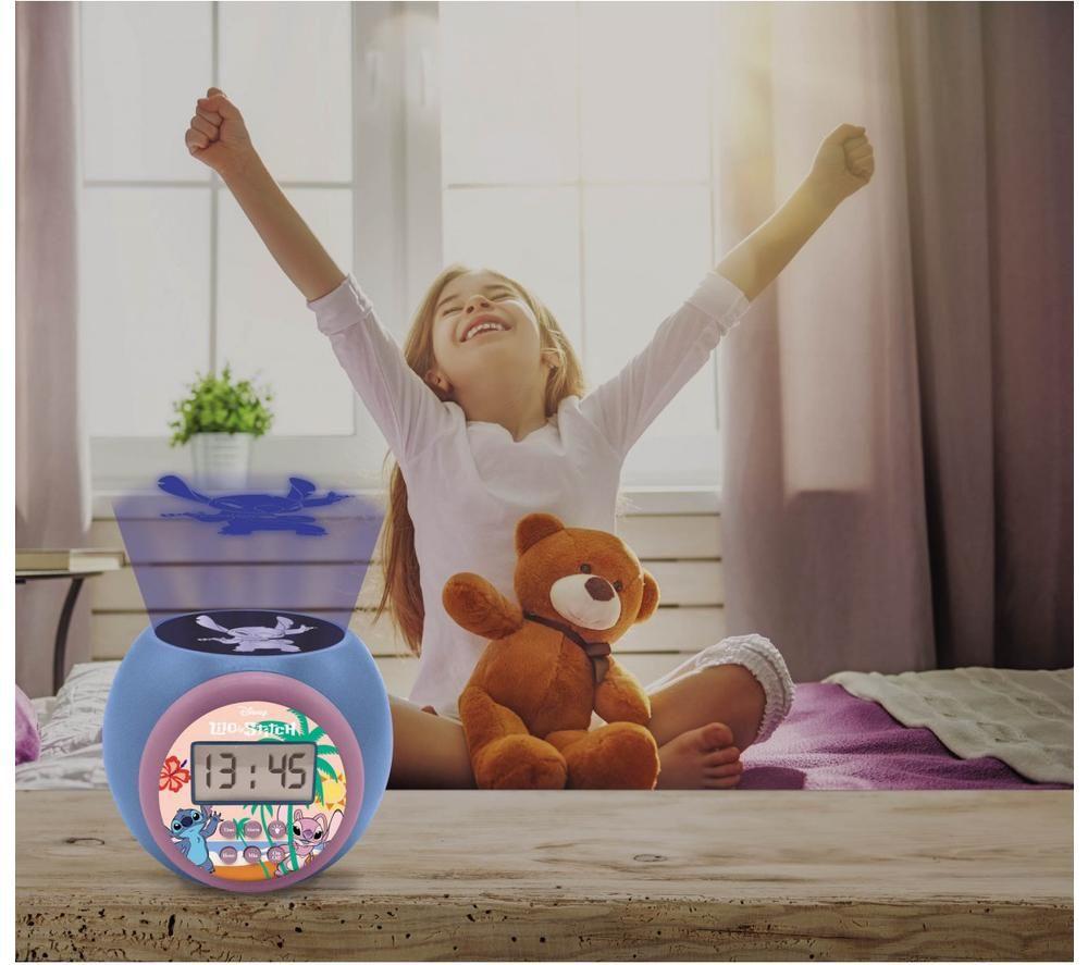 LEXIBOOK Projector Alarm Clock - Disney Stitch image number 2 of 5