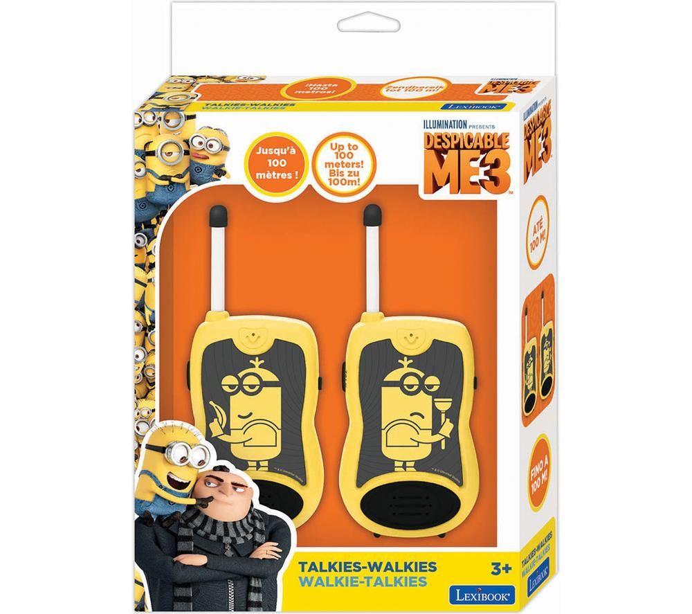 LEXIBOOK Despicable Me Minions Walkie Talkies Set - Yellow & Black image number 3 of 3