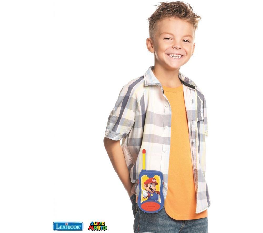 LEXIBOOK Super Mario Walkie Talkies Set - Yellow & Blue image number 2 of 3