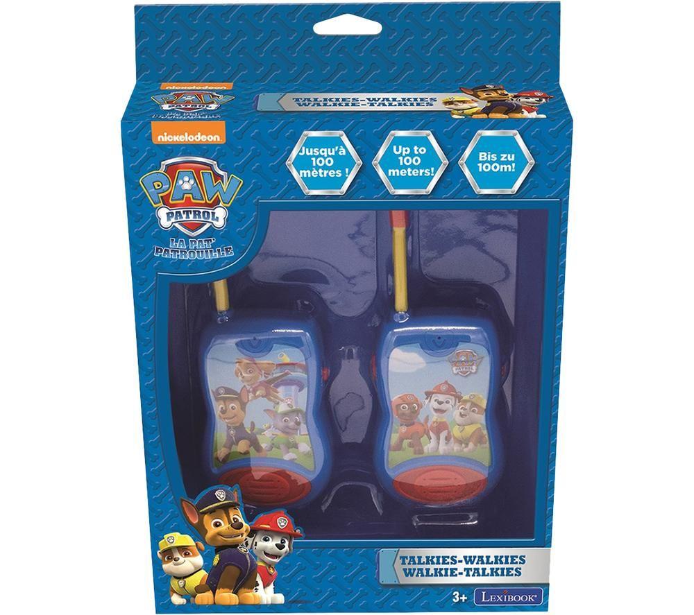 LEXIBOOK Paw Patrol Walkie Talkies Set - Blue & Red image number 3 of 3