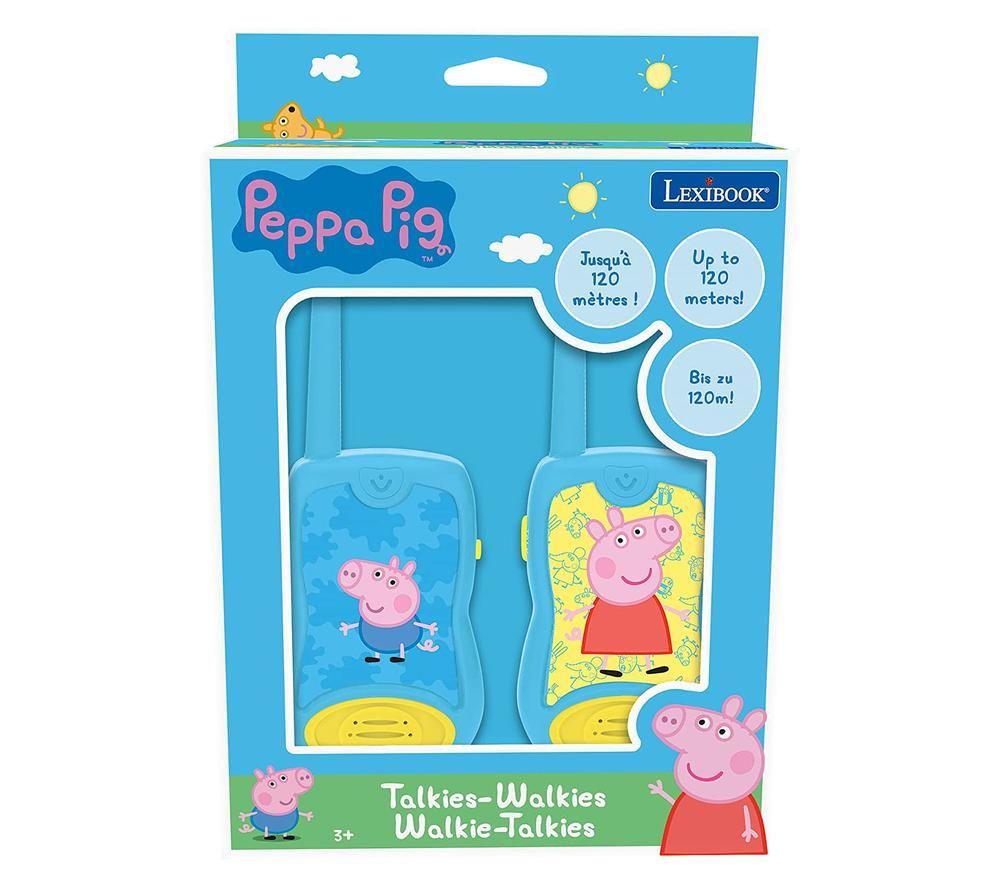 LEXIBOOK Peppa Pig Walkie Talkies Set - Blue & Yellow image number 4 of 4